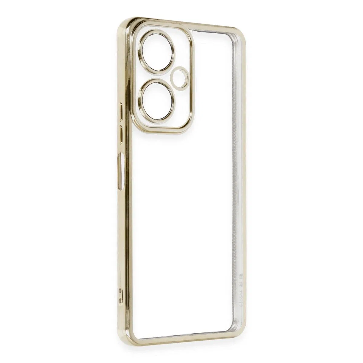Vivo Y27 Kılıf Razer Lensli Silikon - Gold görsel 2