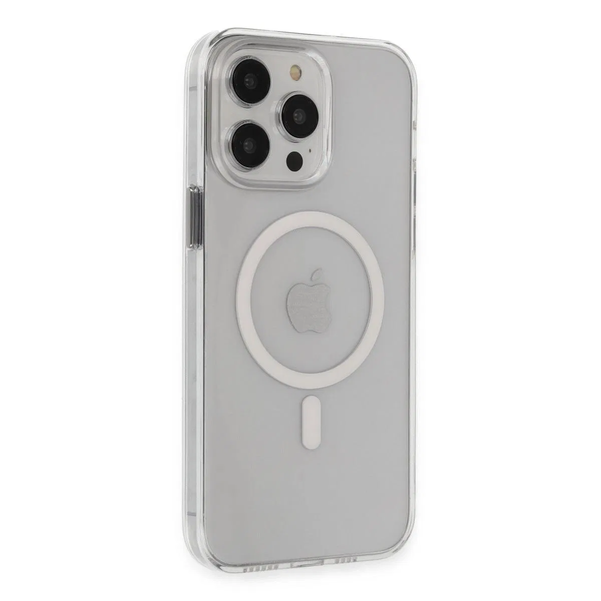 Apple İphone 15 Pro Max Kılıf Tron Şeffaf Magsafe Kapak - Şeffaf