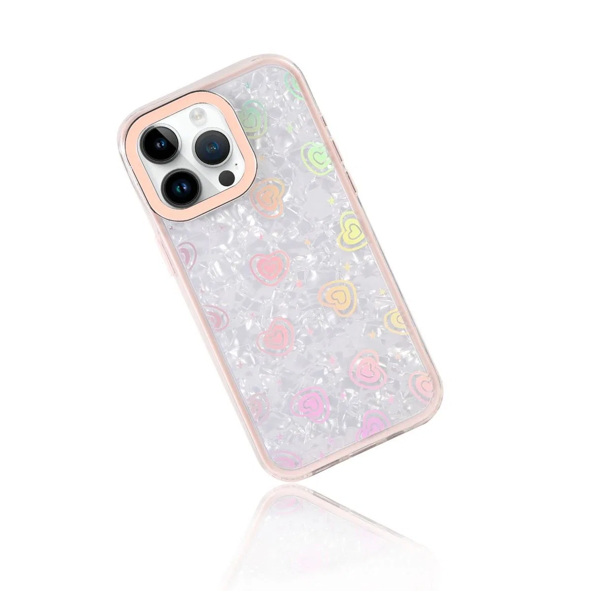 Apple İphone 16 Pro Lumi Desenli Kapak - Pembe görsel 4