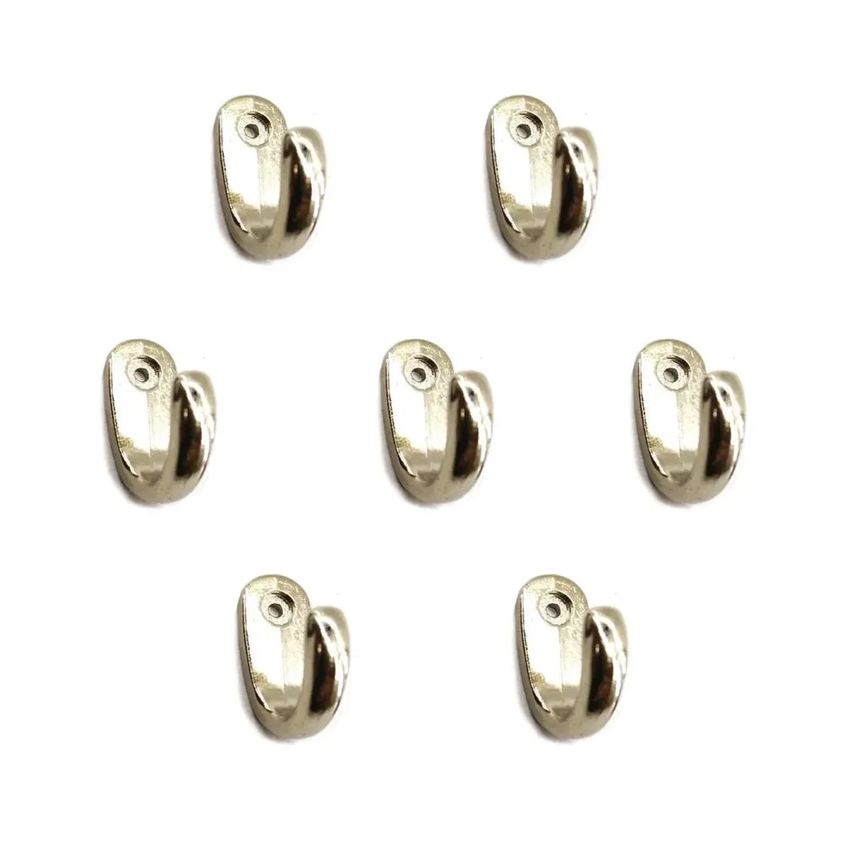 Büyük Tekli Fincan Askı, Dekor Askısı - Nikel, 100 Adet, 12x23x30 Mm görsel 2