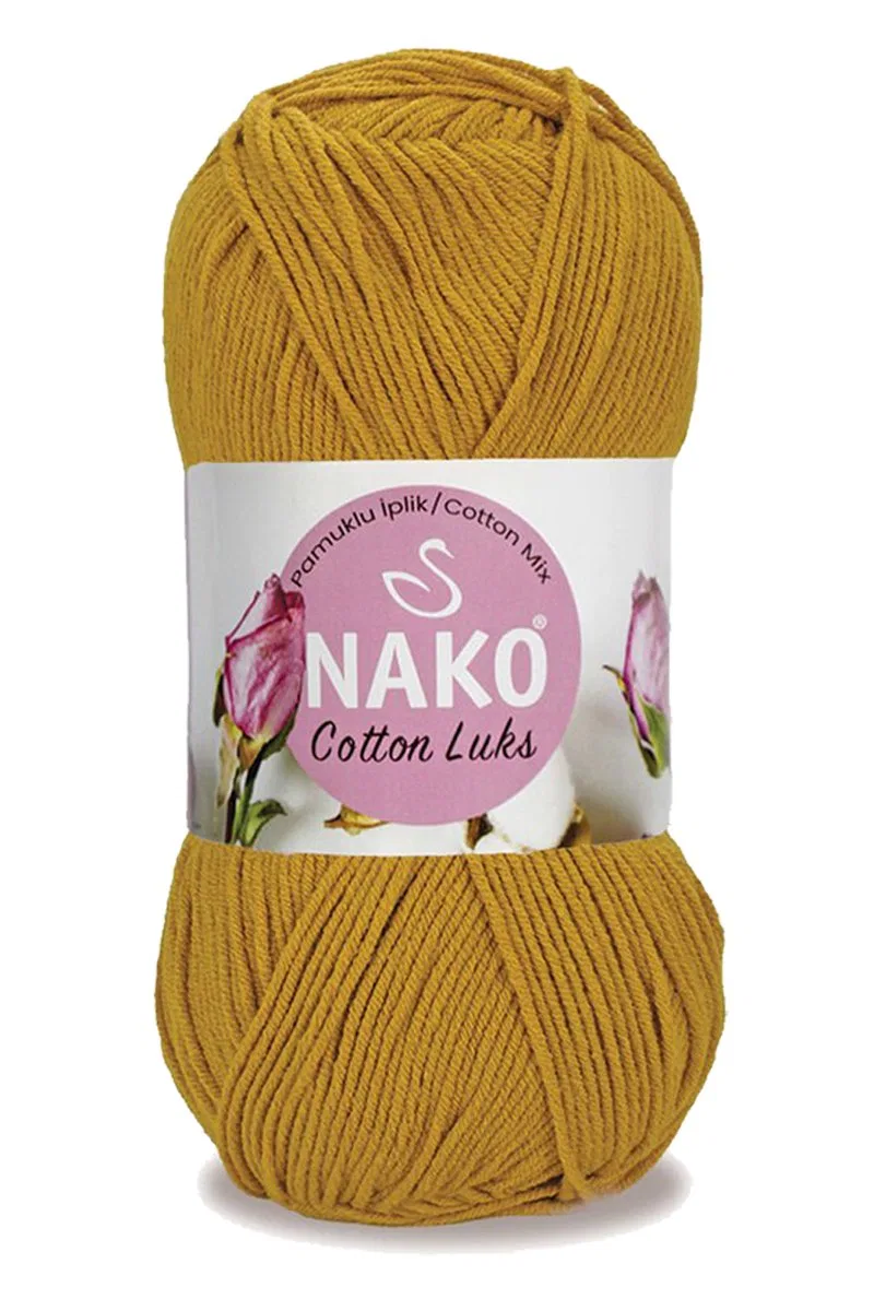 5 Adet Cotton Lüks Yelek Tunik Kazak Bluz Hırka İpi Yünü Hardal 97555 görsel 2
