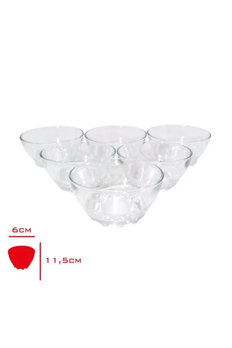 Turkey Bowl Cam Kase 6 Lı 6x11, 5 CmRoyaleks-82641
