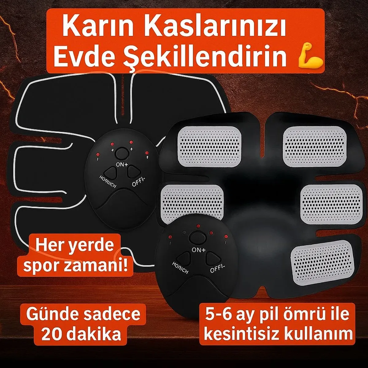 Evde Spor İçin Orijinal EMS Kas Çalıştırma Aleti 2025 Titreşimli Seri görsel 5