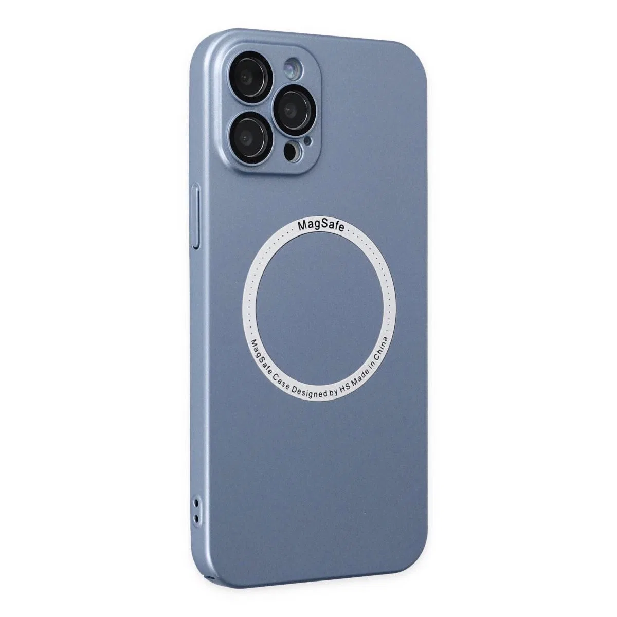 Apple İphone 12 Pro Kılıf Jack Magneticsafe Lens Silikon - Sierra Blue görsel 2