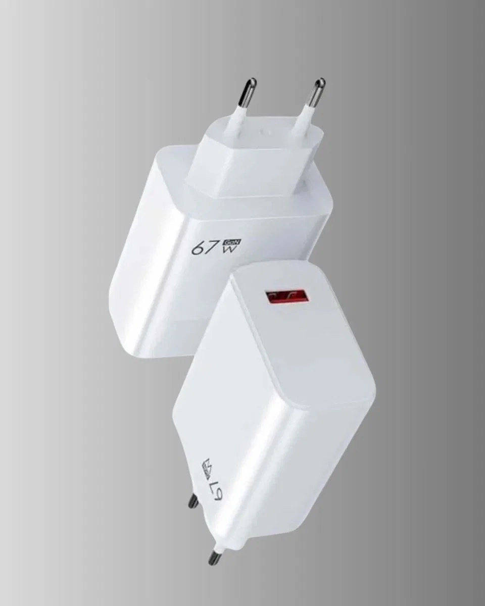 67w Süper Hızlı Şarj Adaptörü Ve Kablo Seti – Güvenli, Kompakt Ve Ergonomik Tasarım görsel 2
