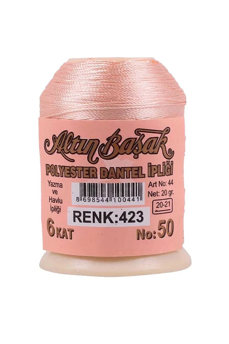 3 Adet Altınbaşak Oya ve Dantel İpi 20 gr - Royaleks - No: 423 görsel 3
