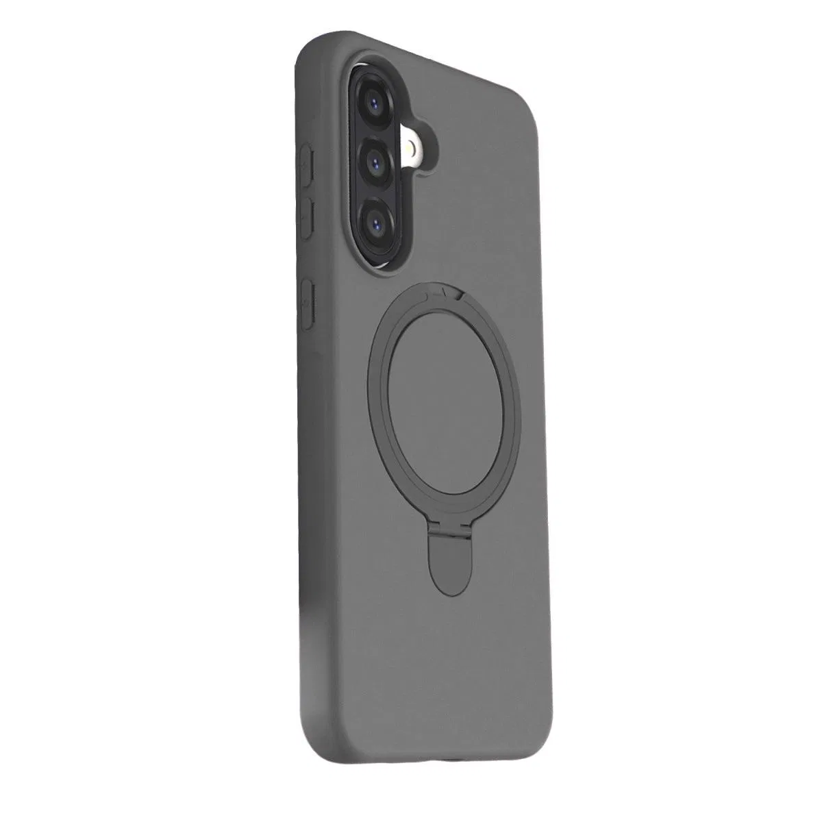 Samsung Galaxy A37 5g Regal Magsafe Standlı Kapak - Titan Gri görsel 3