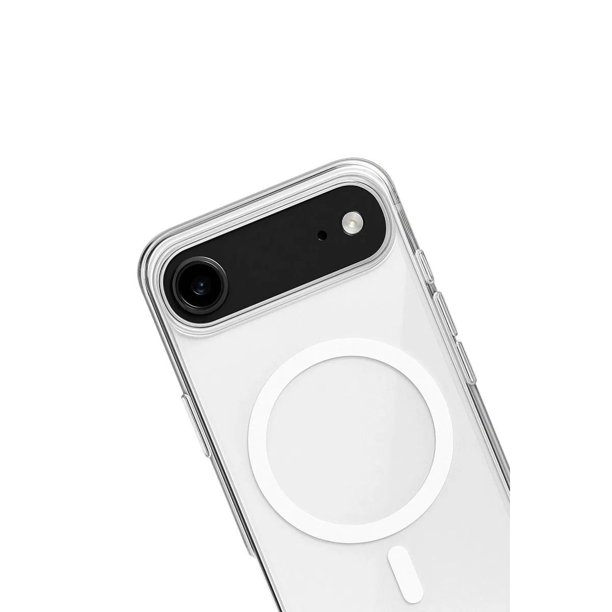 Apple İphone 17 Air Kılıf Magneticsafe Şeffaf Silikon - Şeffaf görsel 2