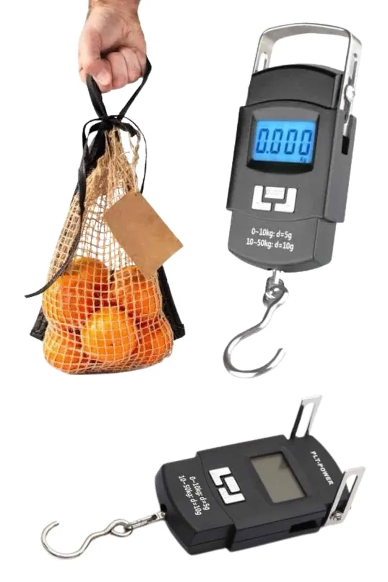 Profesyonel El Terazisi El Kantarı 50 Kg Dijital Göstergeli Tartı görsel 2