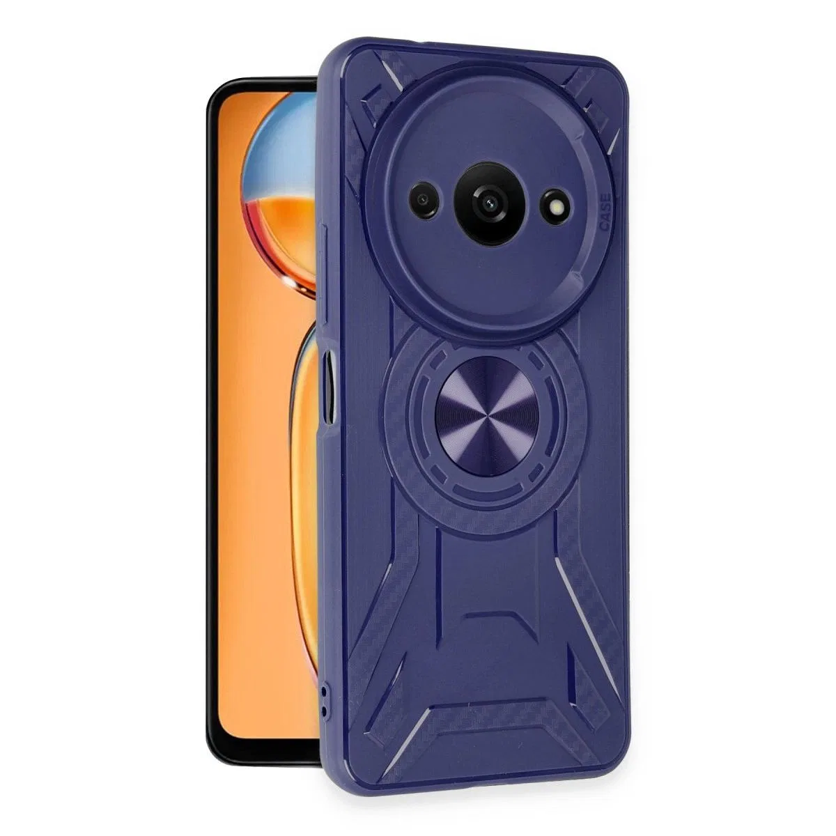 Xiaomi Redmi A3 4g Kılıf Lincoln Silikon - Lacivert görsel 2