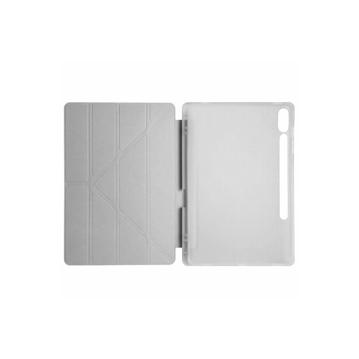Samsung Galaxy X510 Tab S9 Fe 11 Kılıf Kalemlikli Mars Tablet Kılıfı - Gri görsel 3
