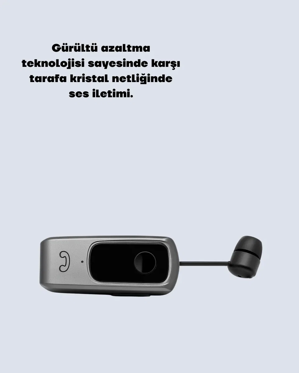 Mikrofonlu ve Ses Kontrollü Kablosuz Kulak İçi Kulaklık görsel 5