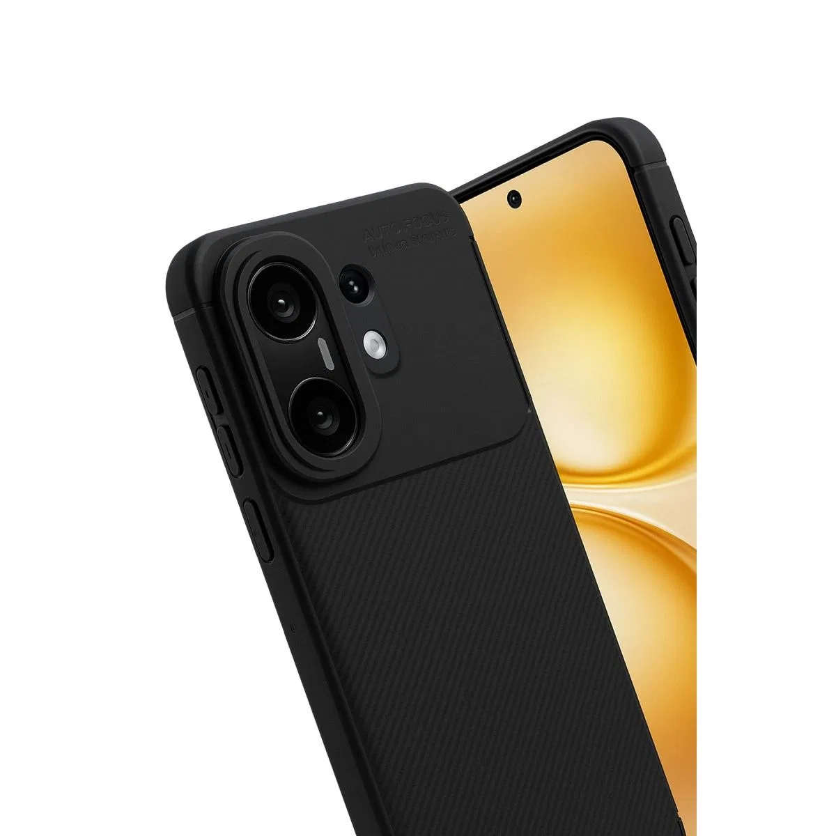 Vivo X200 Fe Auto Focus Karbon Kapak - Siyah görsel 4
