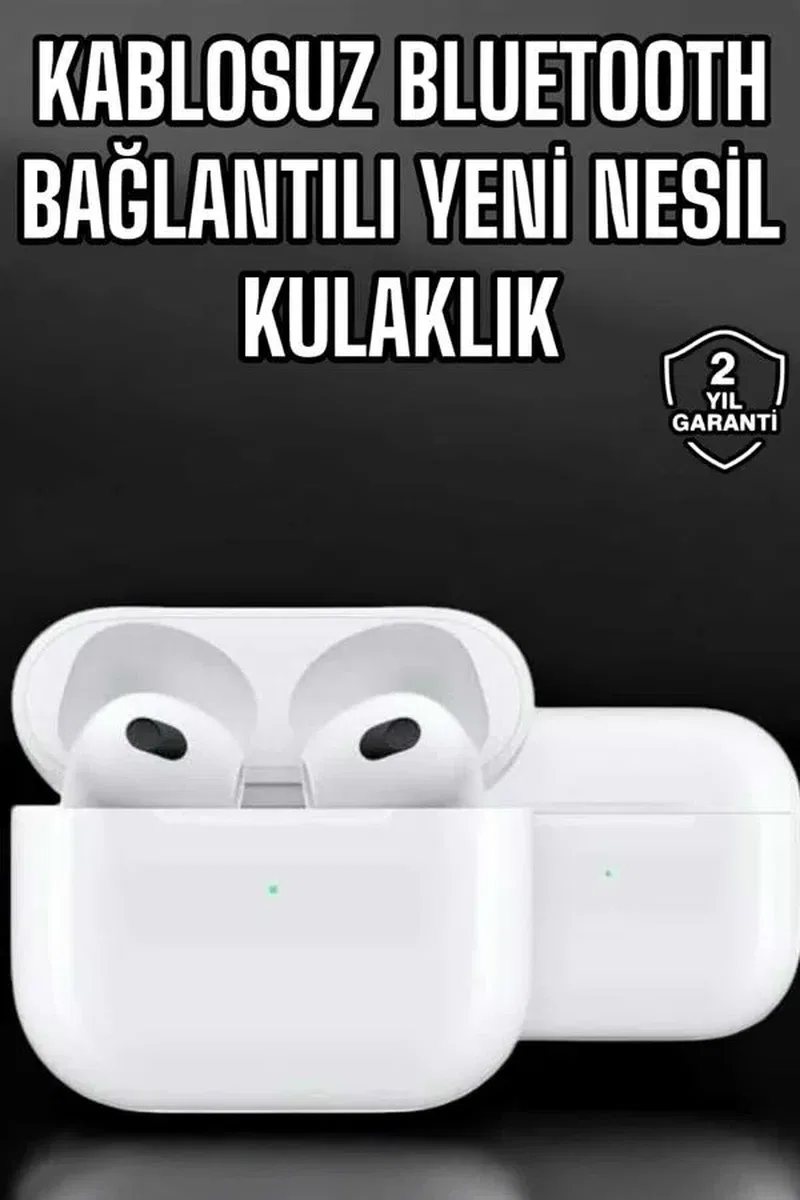 Bluetooth Kulaklık 3. Nesil Kablosuz Uzun Pil Ömrü Dokunmatik Kontrol Yeni Nesil görsel 2