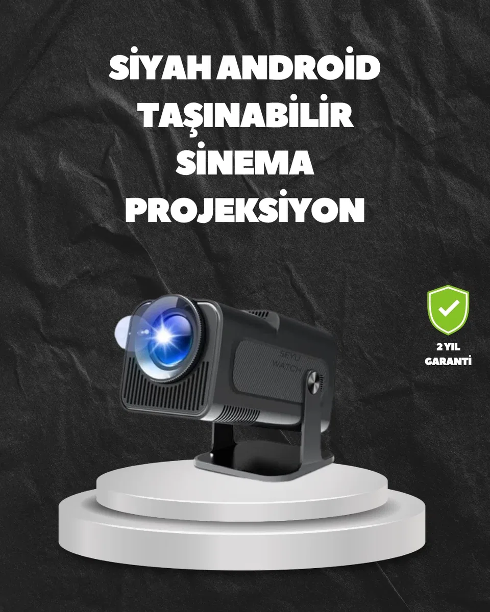 WiFi6 ve Bluetooth 5. 0 Teknolojili Kablosuz Bağlantı Özellikli Projektör