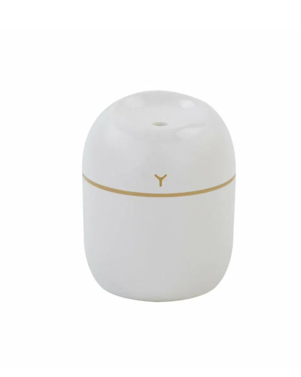 Kompakt Mini Hava Nemlendirici 5 Esans Hediyeli LED Işıklı USB Aromaterapi Cihazı görsel 2