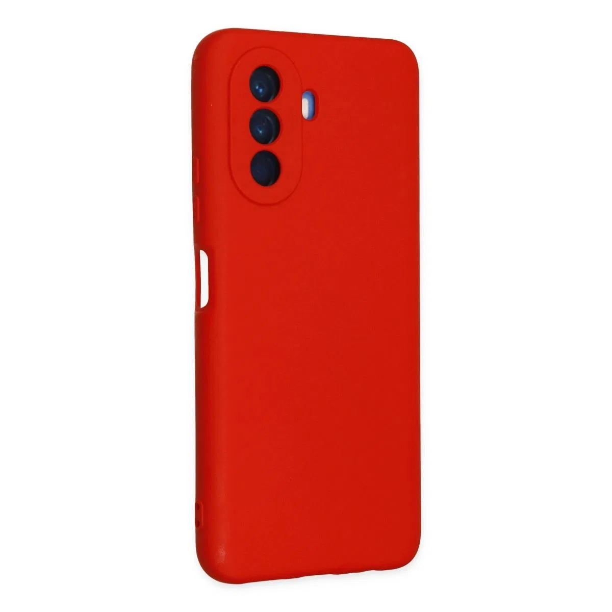 Huawei Nova Y70 Kılıf Nano İçi Kadife Silikon - Kırmızı görsel 2