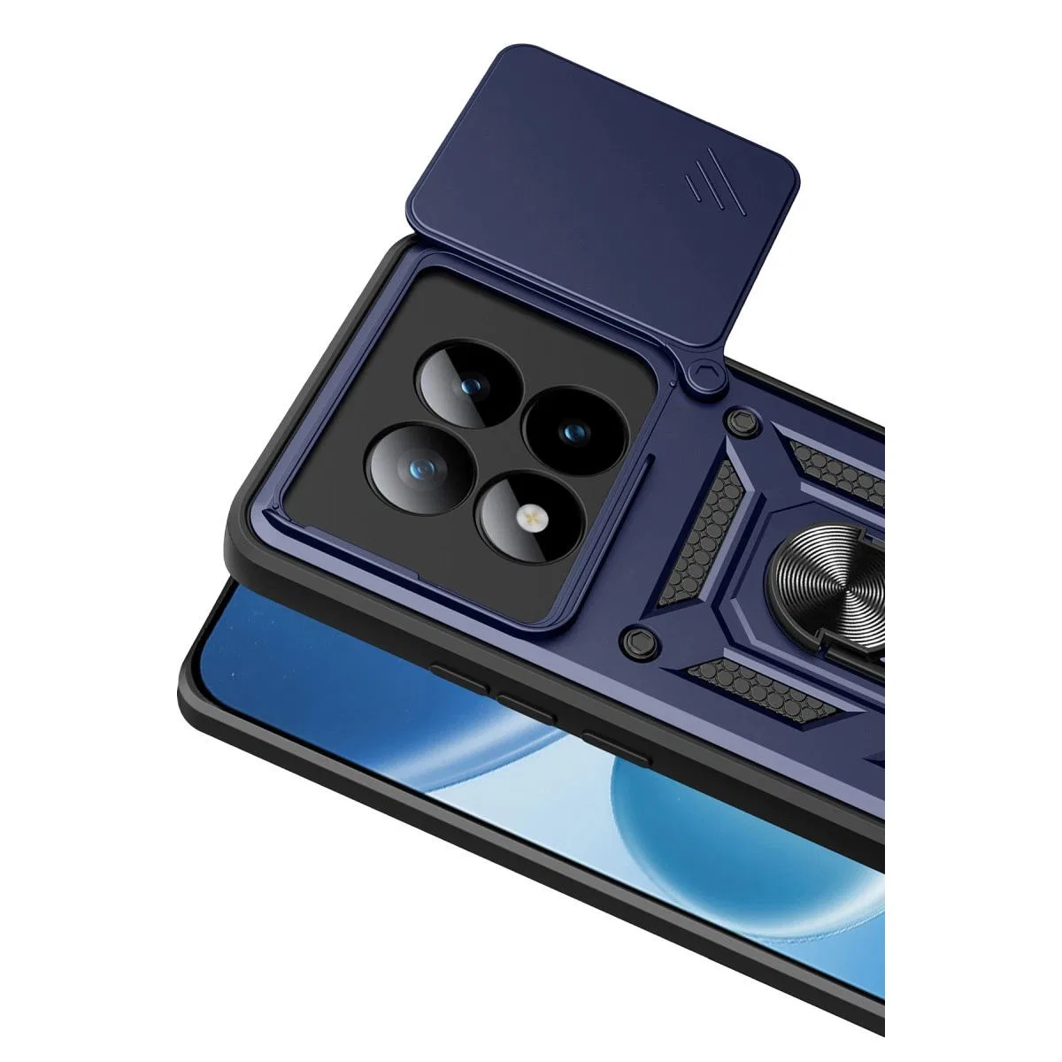 Xiaomi Redmi Note 15 Pro 5g Pars Lens Yüzüklü Silikon - Lacivert görsel 2