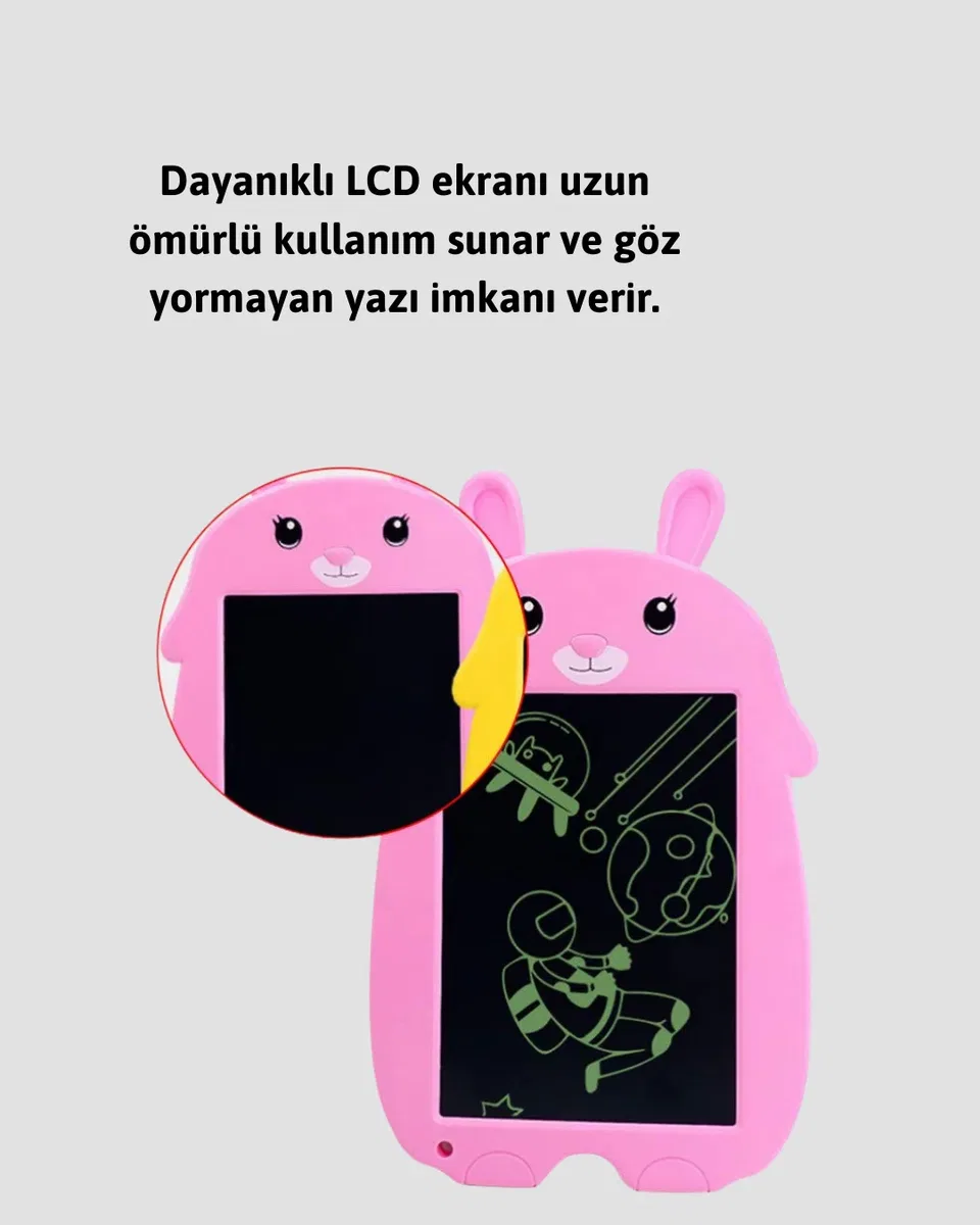 Taşınabilir Kağıt Benzeri LCD Tablet | Tek Tıkla Silme Özellikli görsel 3