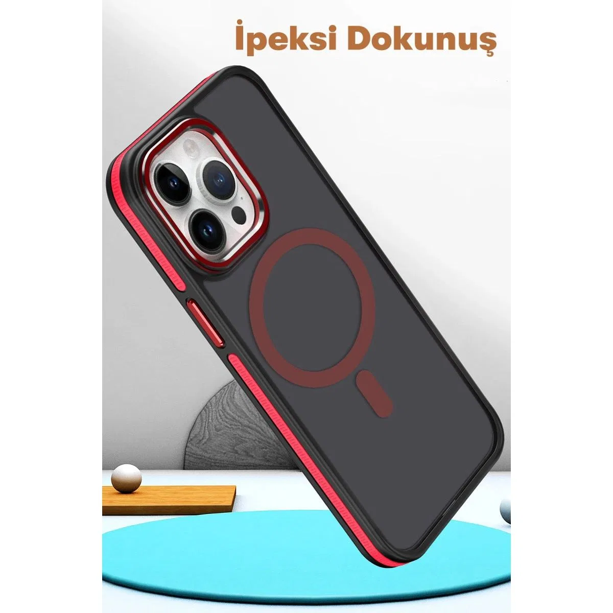 Joko Apple İphone 15 Pro Winner Magsafe Kapak - Derin Mor görsel 4