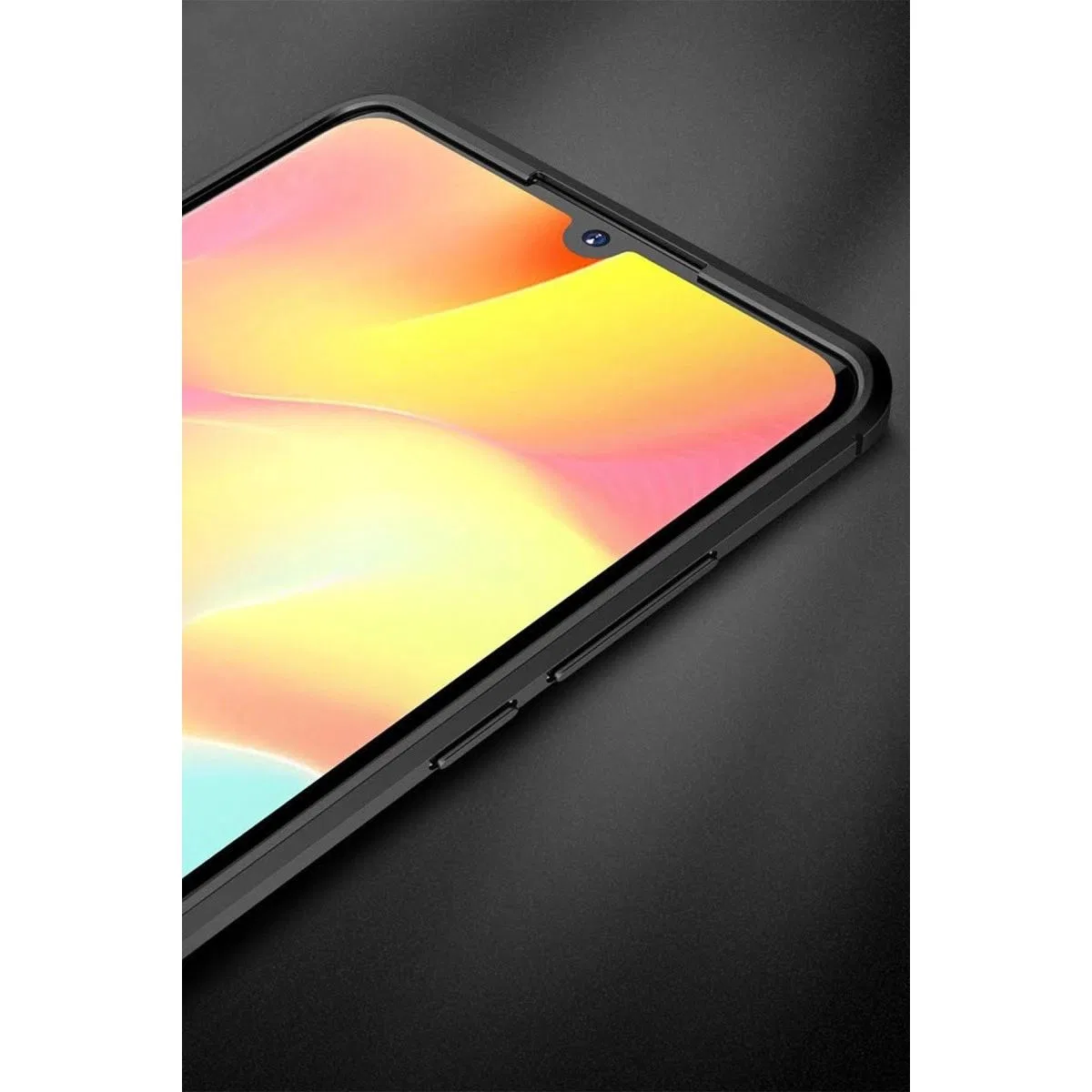 Xiaomi Mi Note 10 Lite Kılıf Auto Focus Kapak - Kırmızı görsel 5