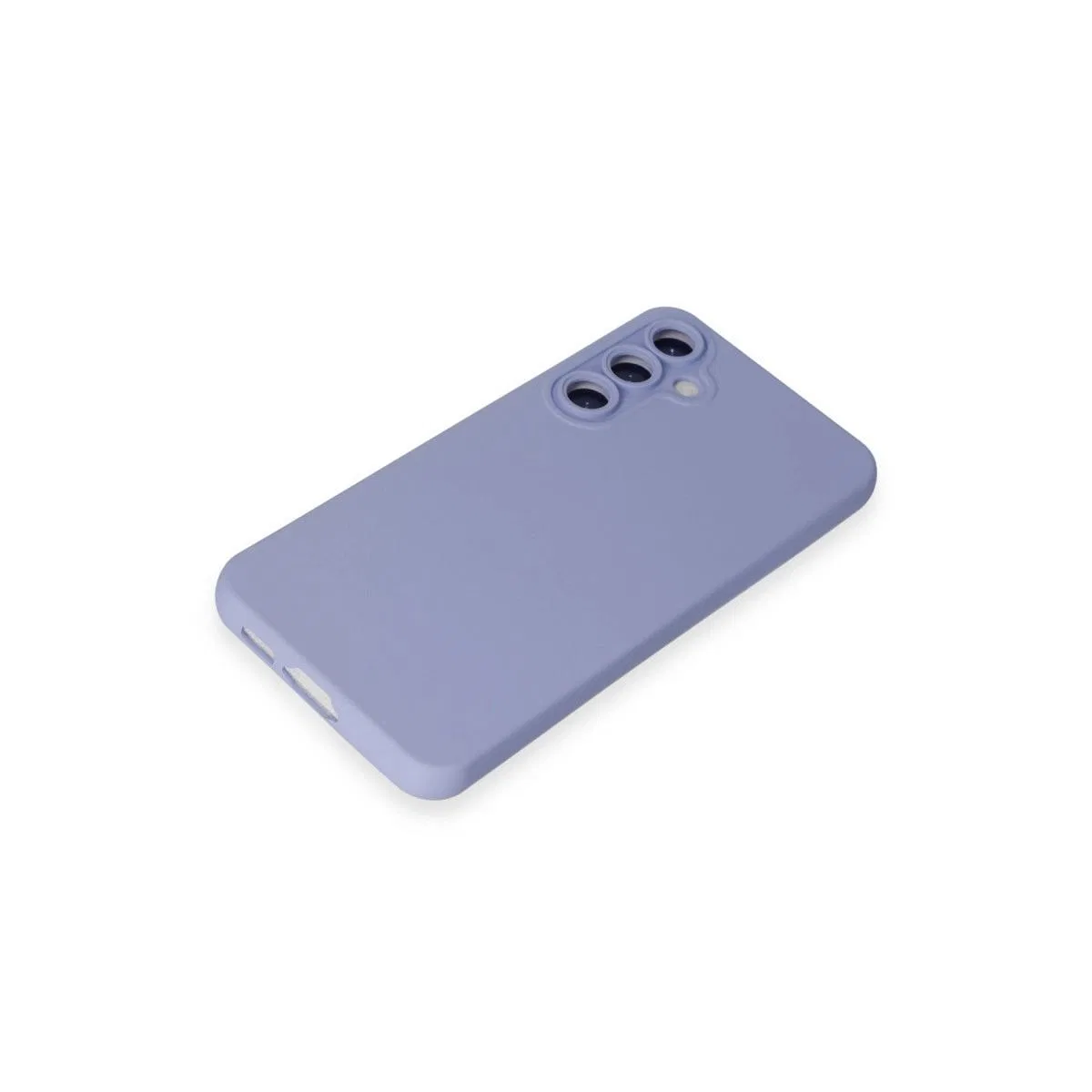 Samsung Galaxy S24 Kılıf Nano İçi Kadife Silikon - Lila görsel 4
