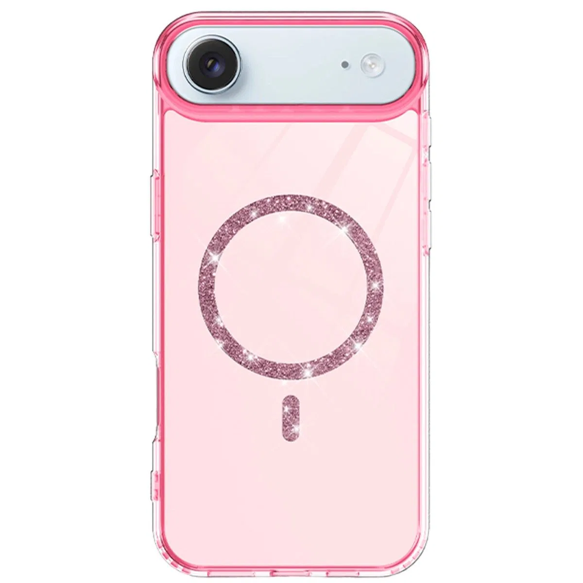 Apple İphone 17 Air Live Diamond Magsafe Kapak - Pembe görsel 2