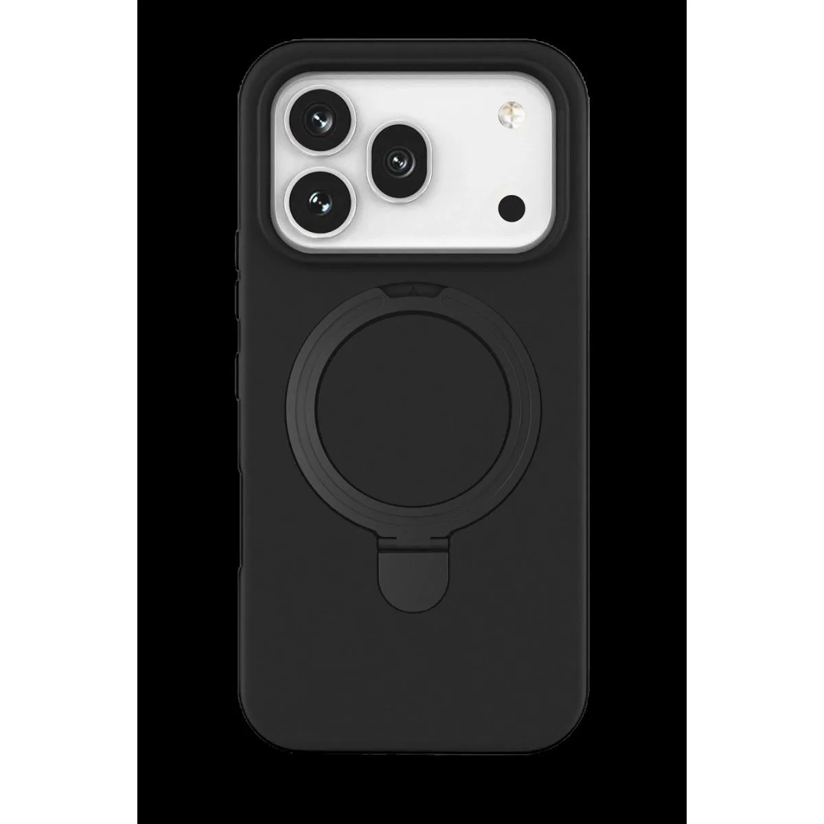 Huawei Honor 600 Pro Regal Magsafe Standlı Kapak - Siyah görsel 3
