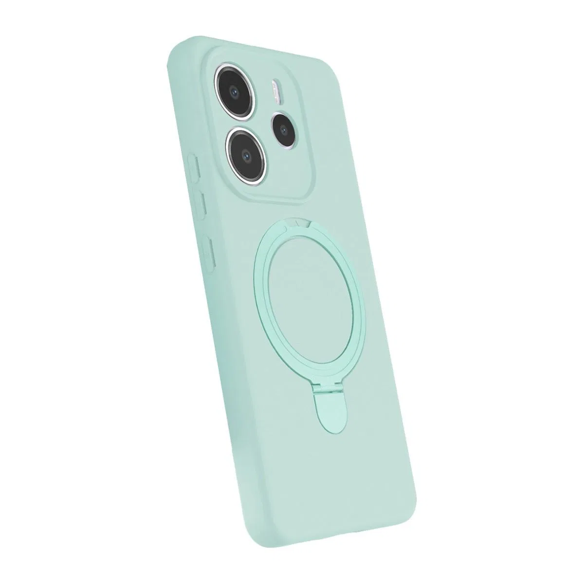Xiaomi Redmi Note 14 4g Regal Magsafe Standlı Kapak - Su Yeşili görsel 2