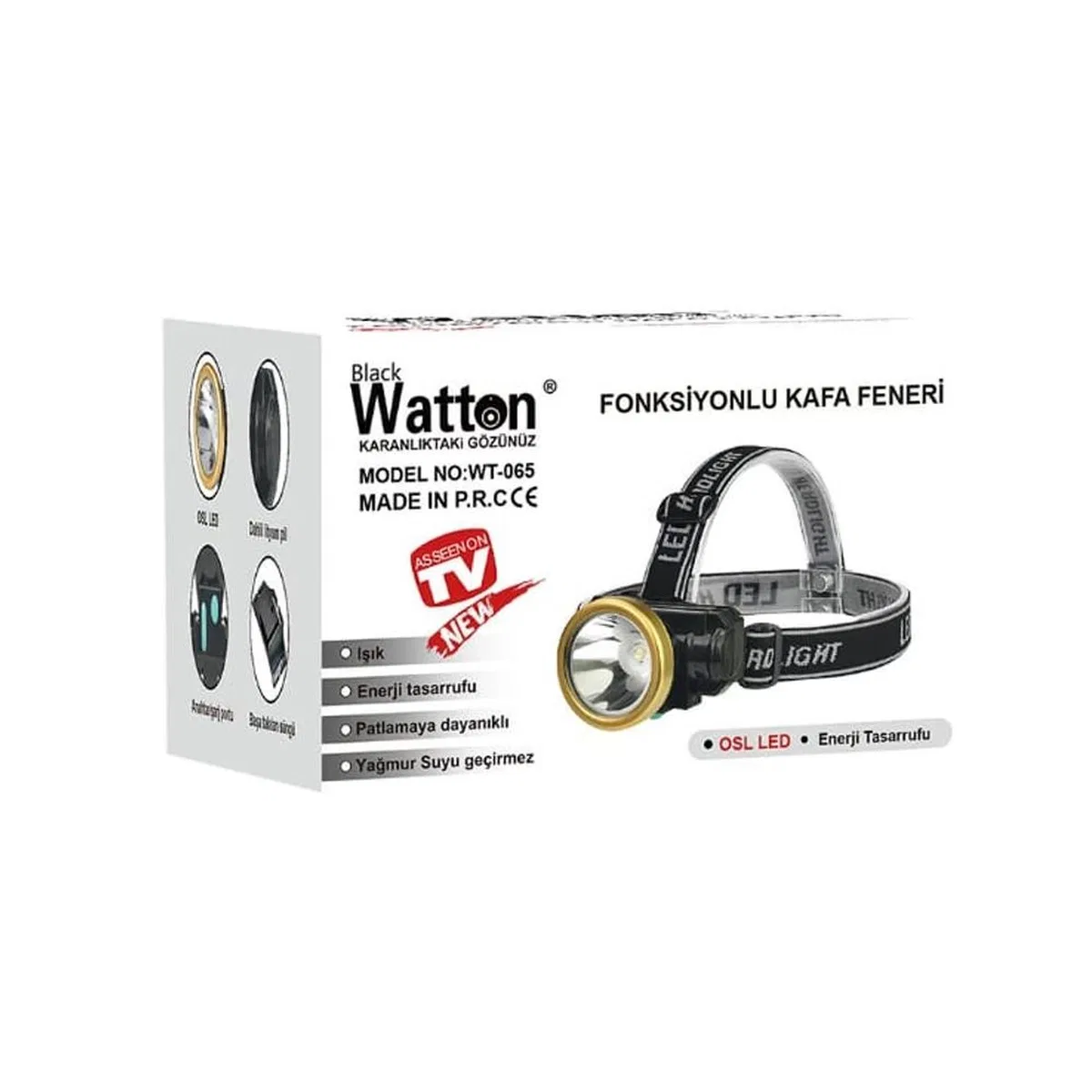 Şarjlı Baret Lambası Osl Led Wt-065 görsel 5