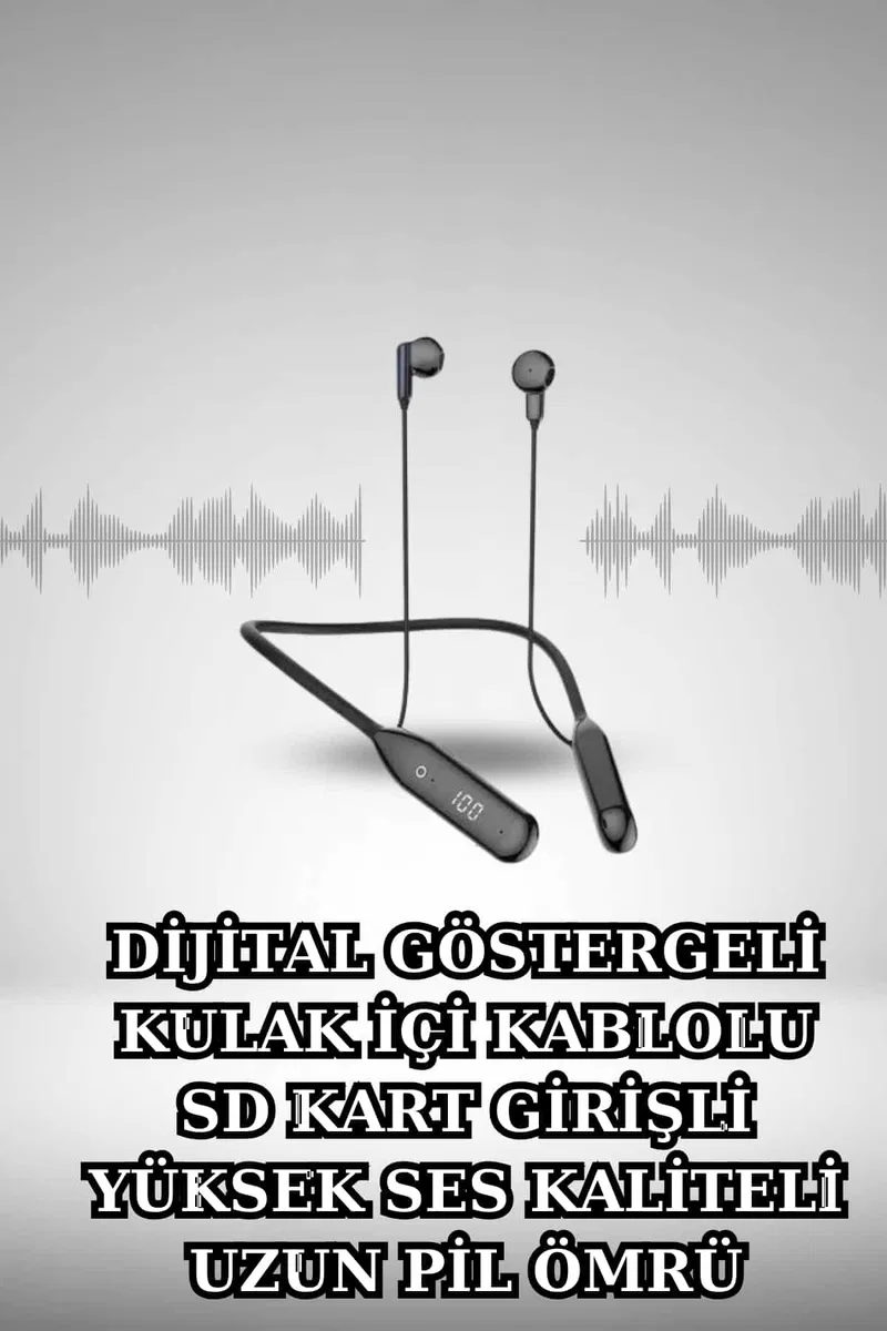 Kablolu Bluetooth Kulaklık ve Kadınlara Özel Bileklik Hediyeli Yeni Nesil Akıllı Saat 3 Kordonlu görsel 2