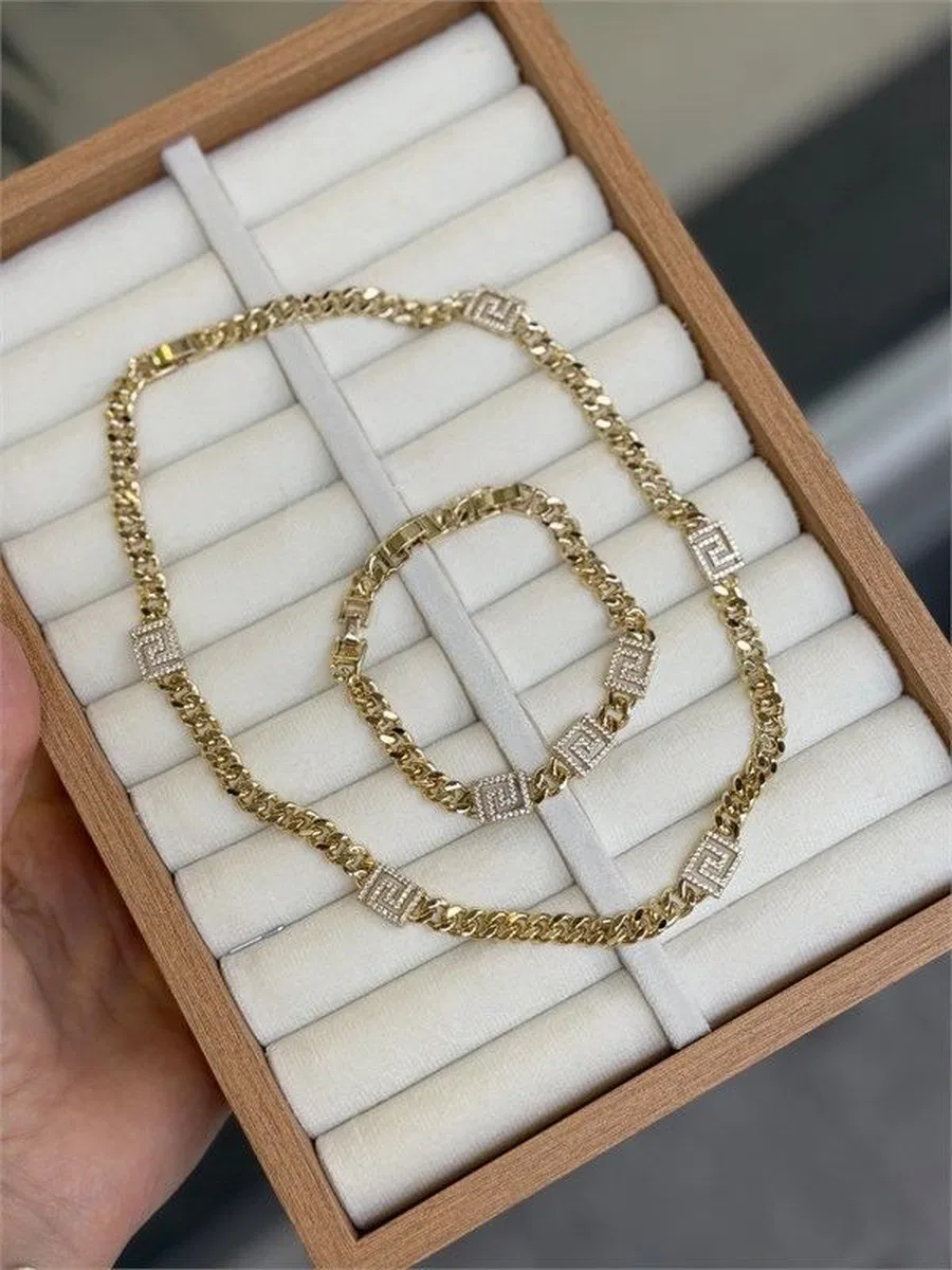 Xuping Set Kolye - Altın görsel 2
