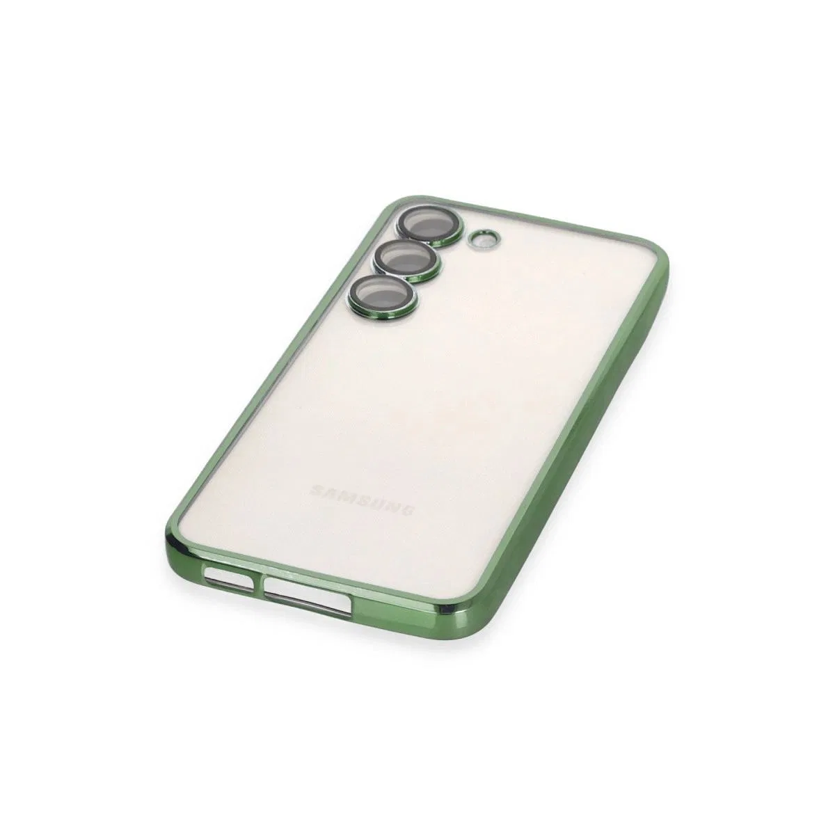 Samsung Galaxy S23 Plus Kılıf Razer Lensli Silikon - Yeşil görsel 4
