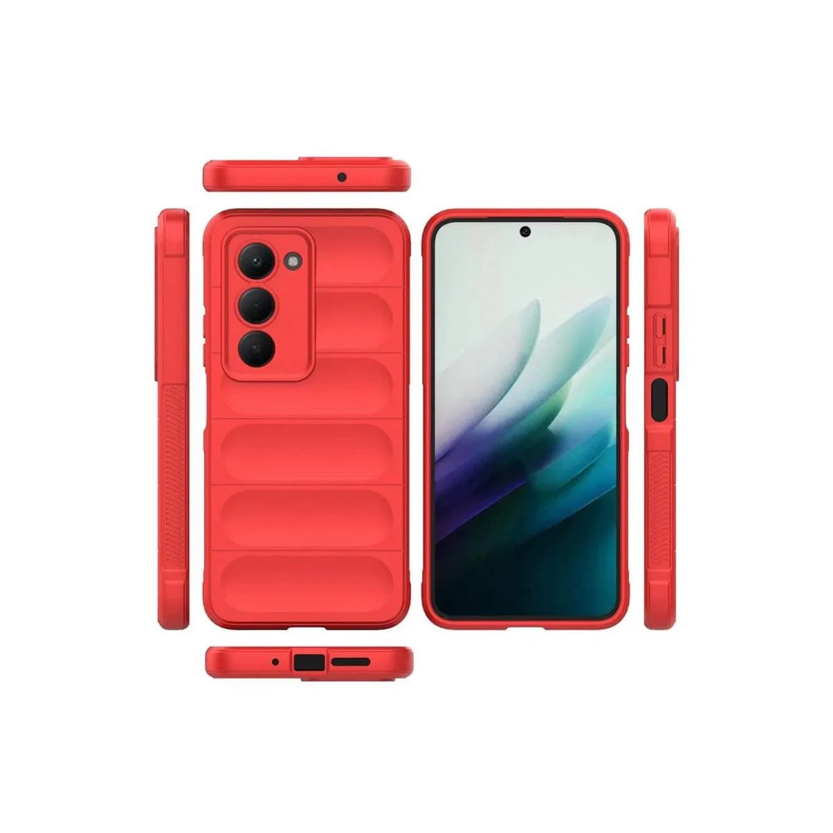 Xiaomi Redmi 15 4g Optimum Silikon - Kırmızı görsel 2