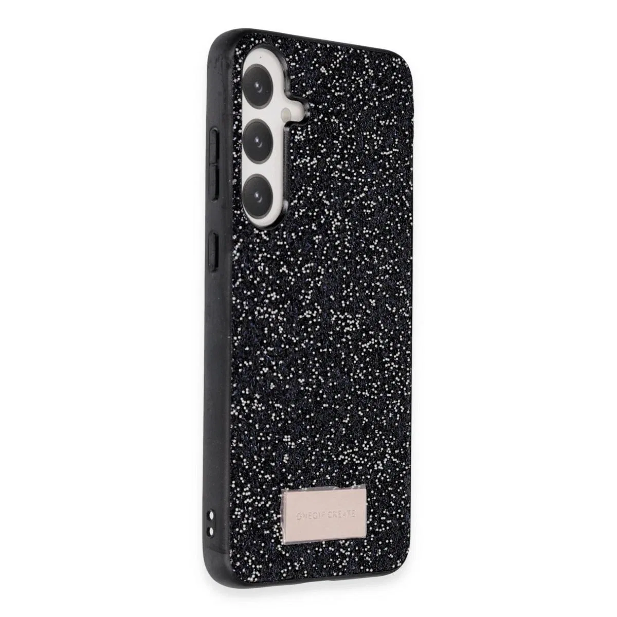 Onegif Samsung Galaxy A55 5g Bright Simli Kapak - Siyah görsel 2