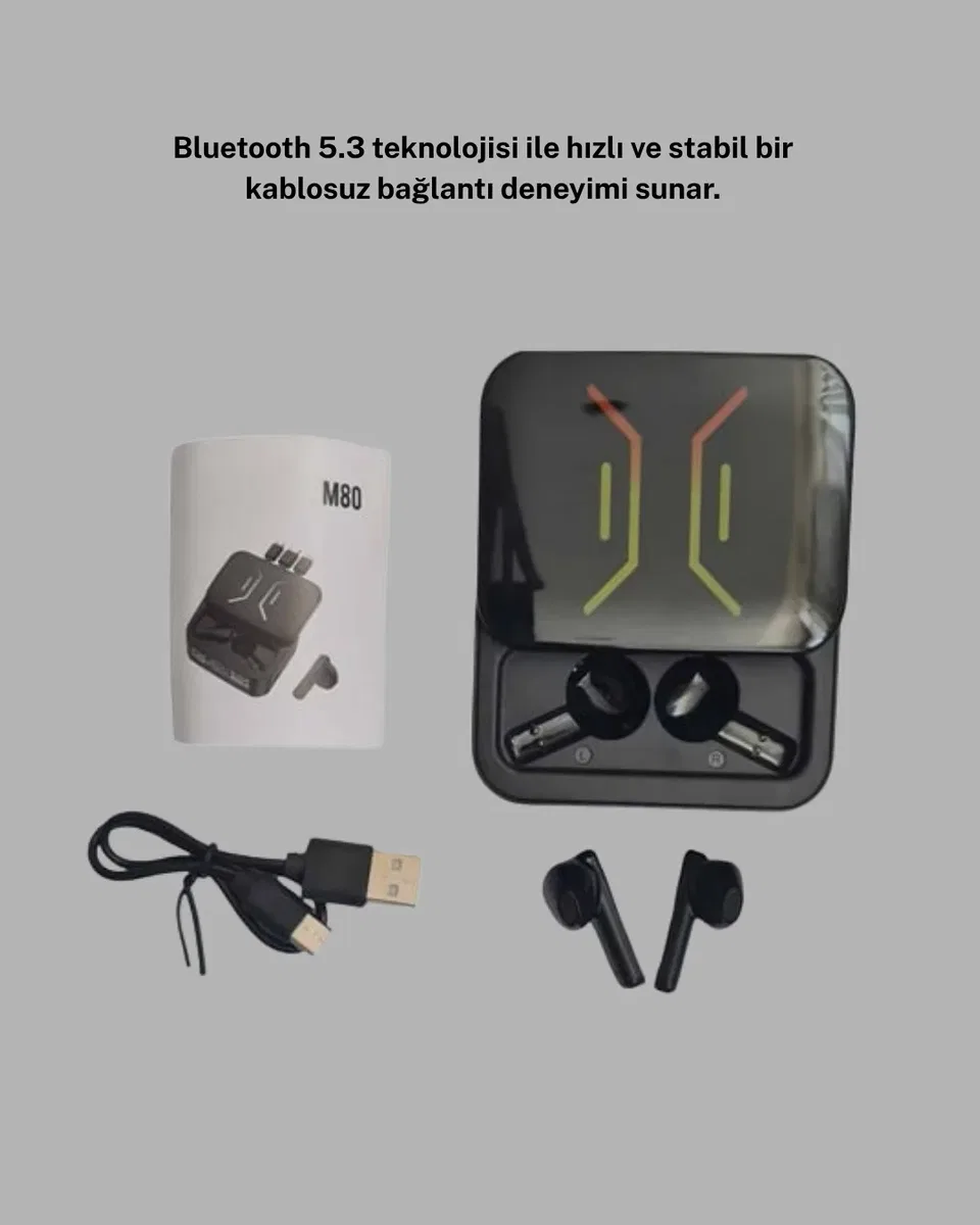 3’ü 1 Arada Kablolu ve Kablosuz Bluetooth 5. 3 Kulaklık görsel 5