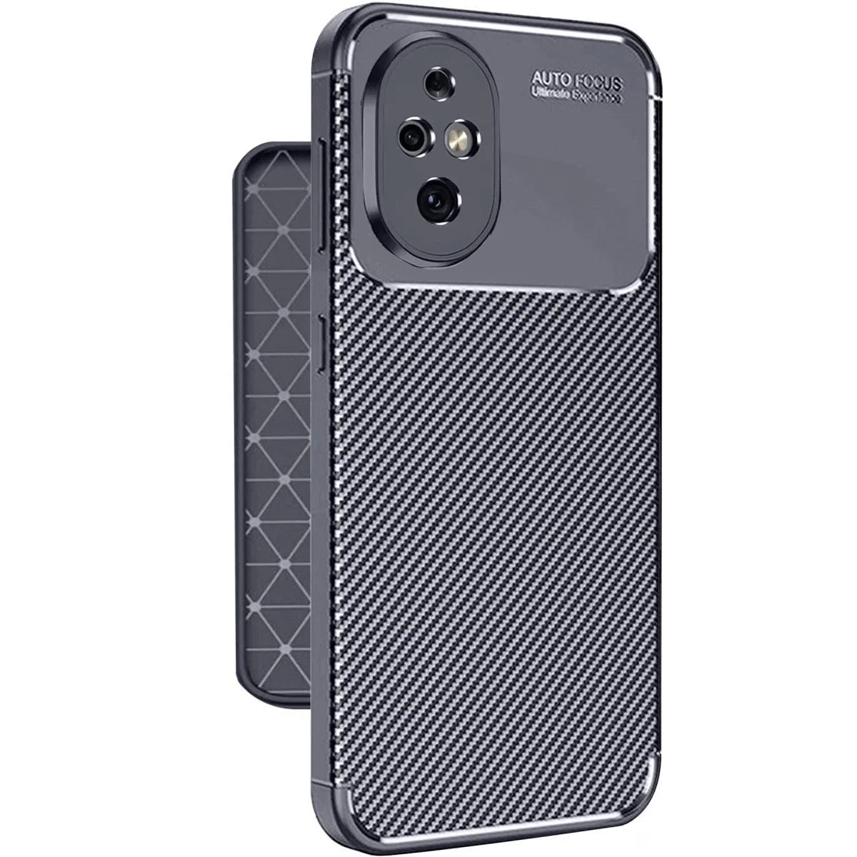 Honor 200 Kılıf Auto Focus Karbon Kapak - Lacivert görsel 2