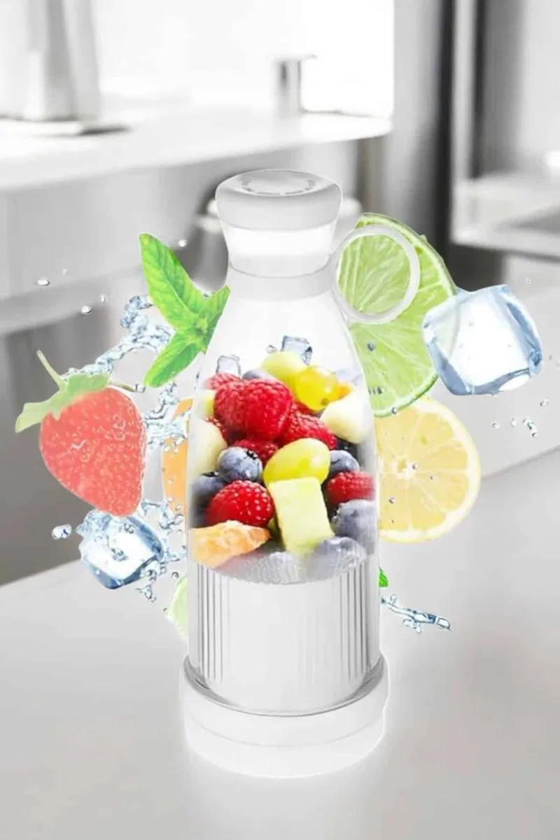 El Blender Bardak Blender Şarjlı Taşınabilir Meyve Sıkcağı Smoothie görsel 2