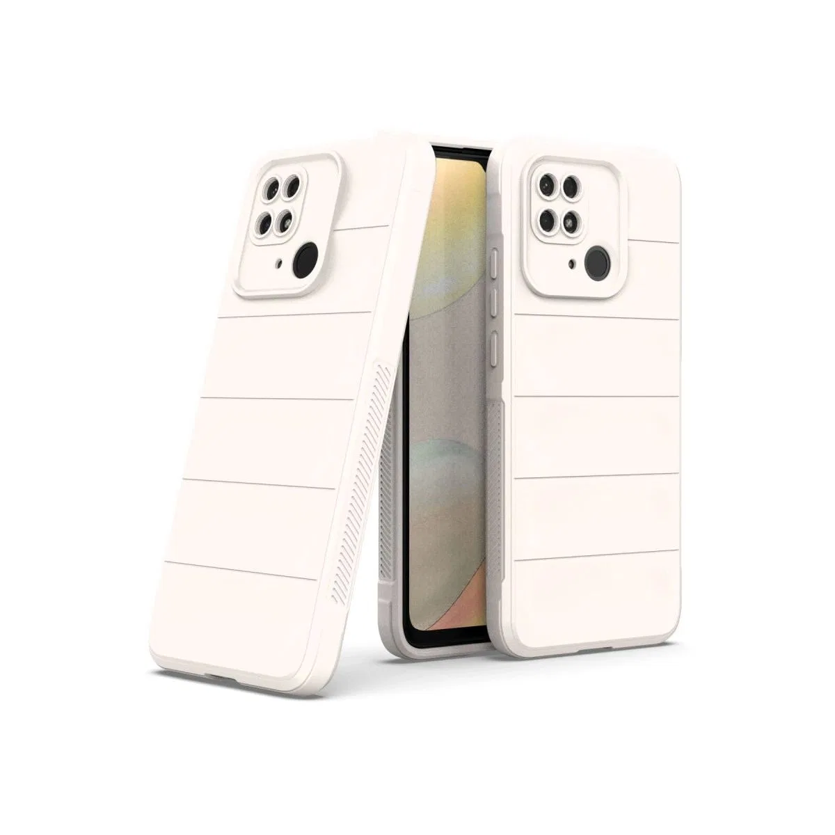 Xiaomi Redmi 10c Kılıf Optimum Silikon - Krem görsel 2
