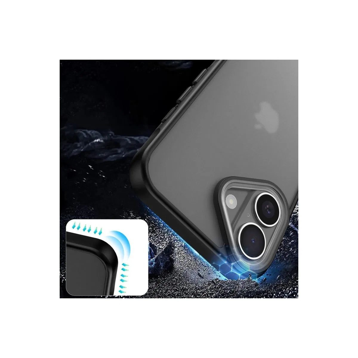 Apple İphone 16 Kılıf Elegant Kapak - Siyah görsel 4