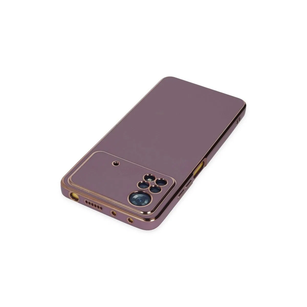 Xiaomi Poco X4 Pro 5g Kılıf Volet Silikon - Mor görsel 4