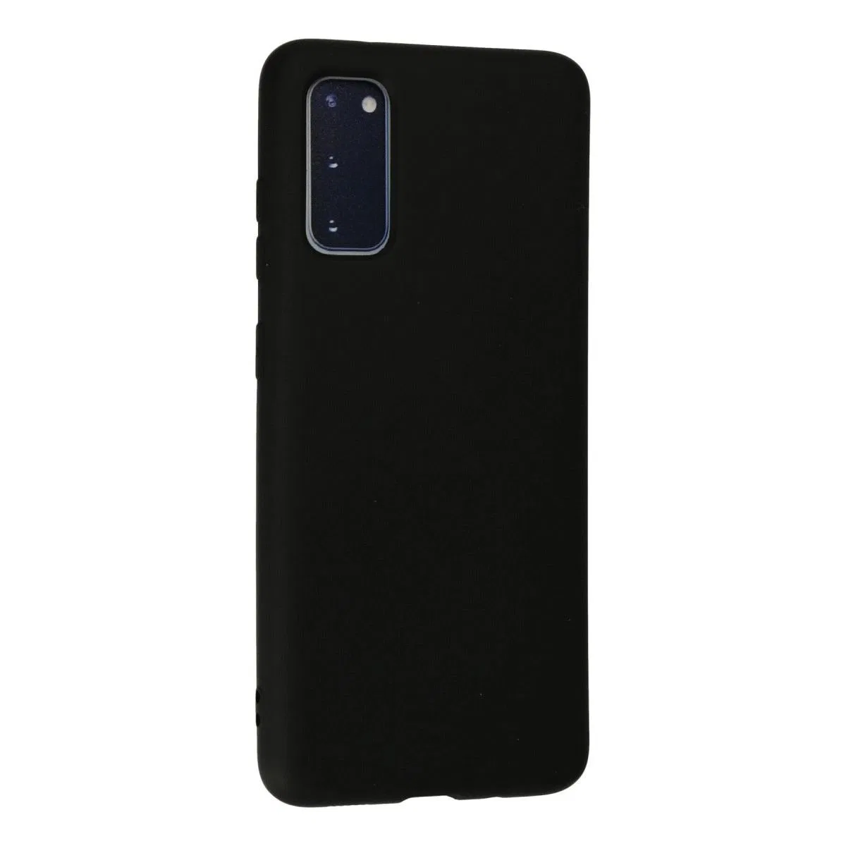 Samsung Galaxy S20 Kılıf Nano İçi Kadife Silikon - Siyah görsel 3