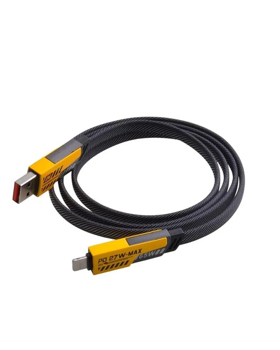 Usb-c Ve Lightning Uyumlu 4'ü 1 Arada Kablo – 65w Hızlı Şarj, Örgülü Dayanıklı Yapı görsel 5