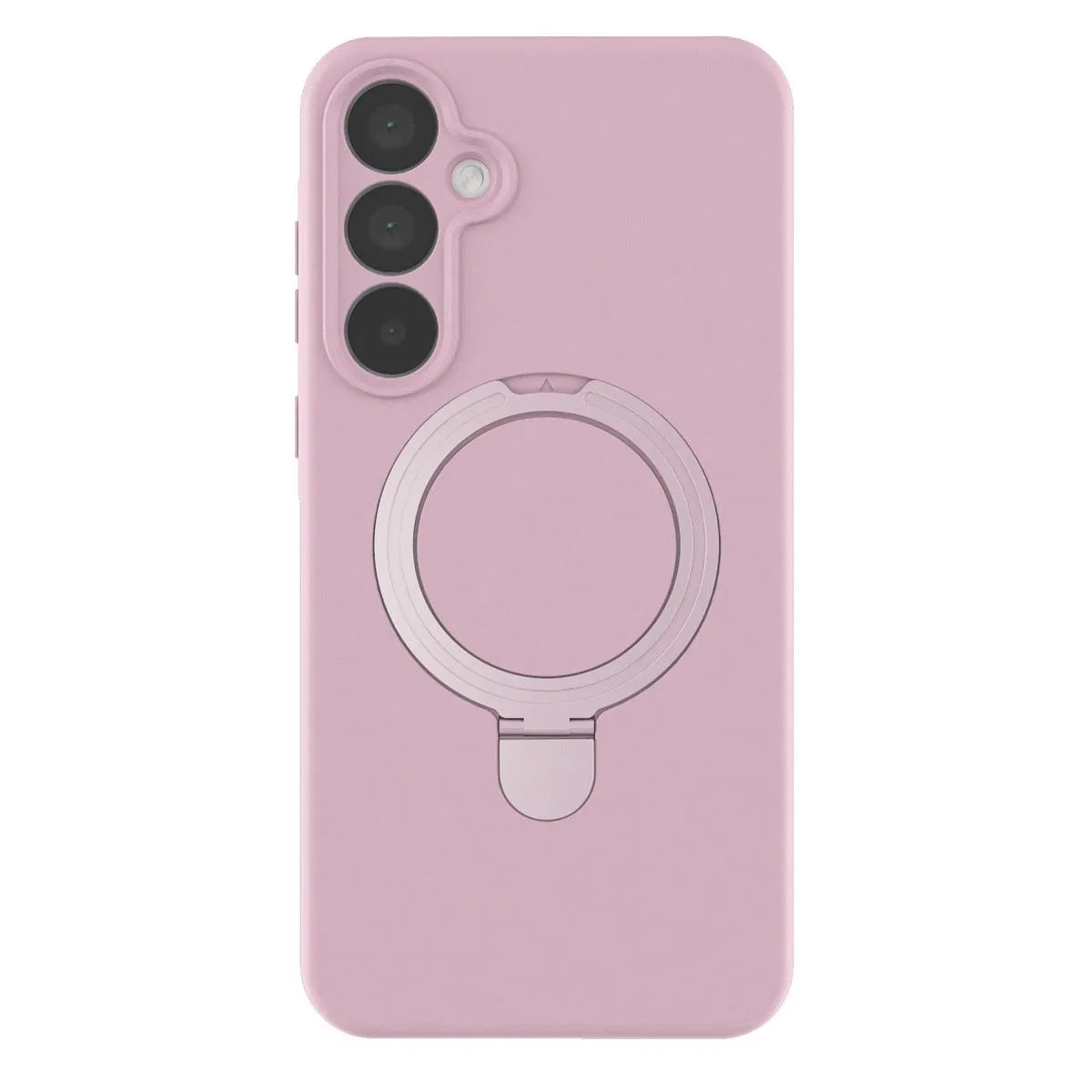 Samsung Galaxy A55 5g Regal Magsafe Standlı Kapak - Açık Pembe görsel 2