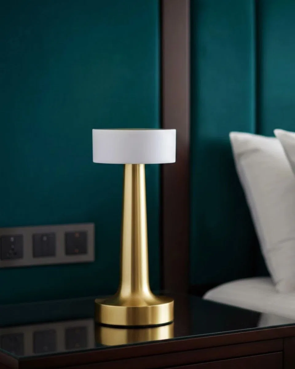 Şarjlı Dokunmatik Led Masa Lambası 3 Renk Dimmer Özellikli