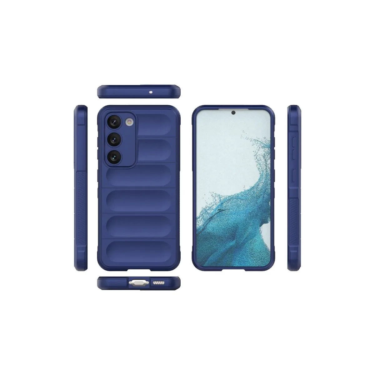 Samsung Galaxy S23 Plus Kılıf Optimum Silikon - Lacivert görsel 3