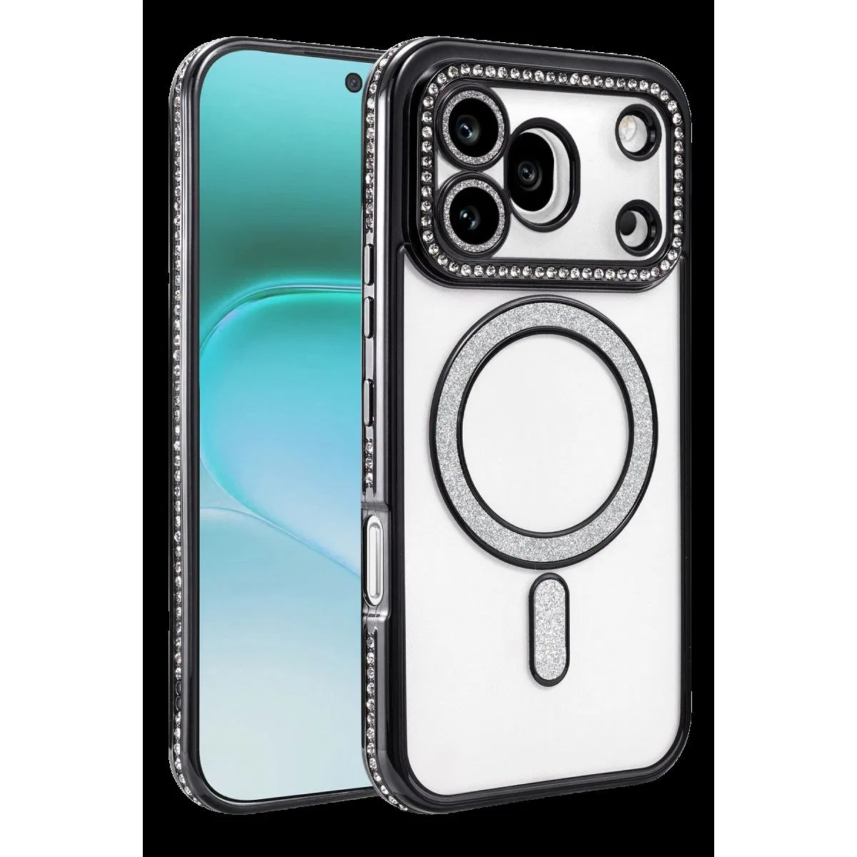 Huawei Honor 600 Pro Joke Simli Magneticsafe Kılıf - Siyah