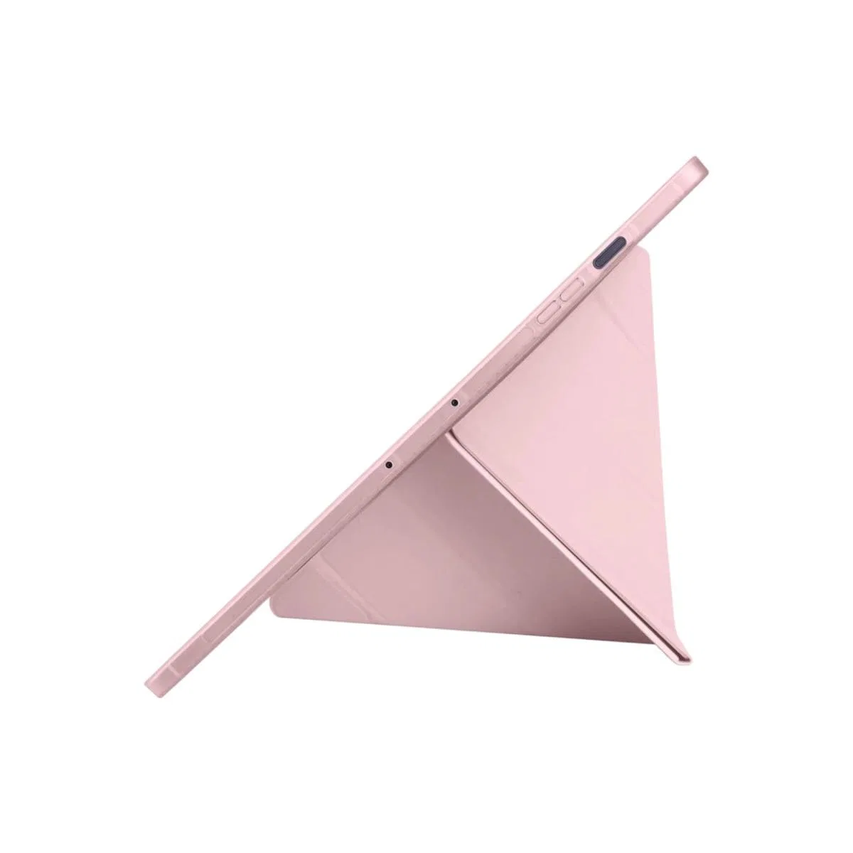 Apple İpad Pro 13 (2024) Kılıf Kalemlikli Hugo Tablet Kılıfı - Rose Gold görsel 3