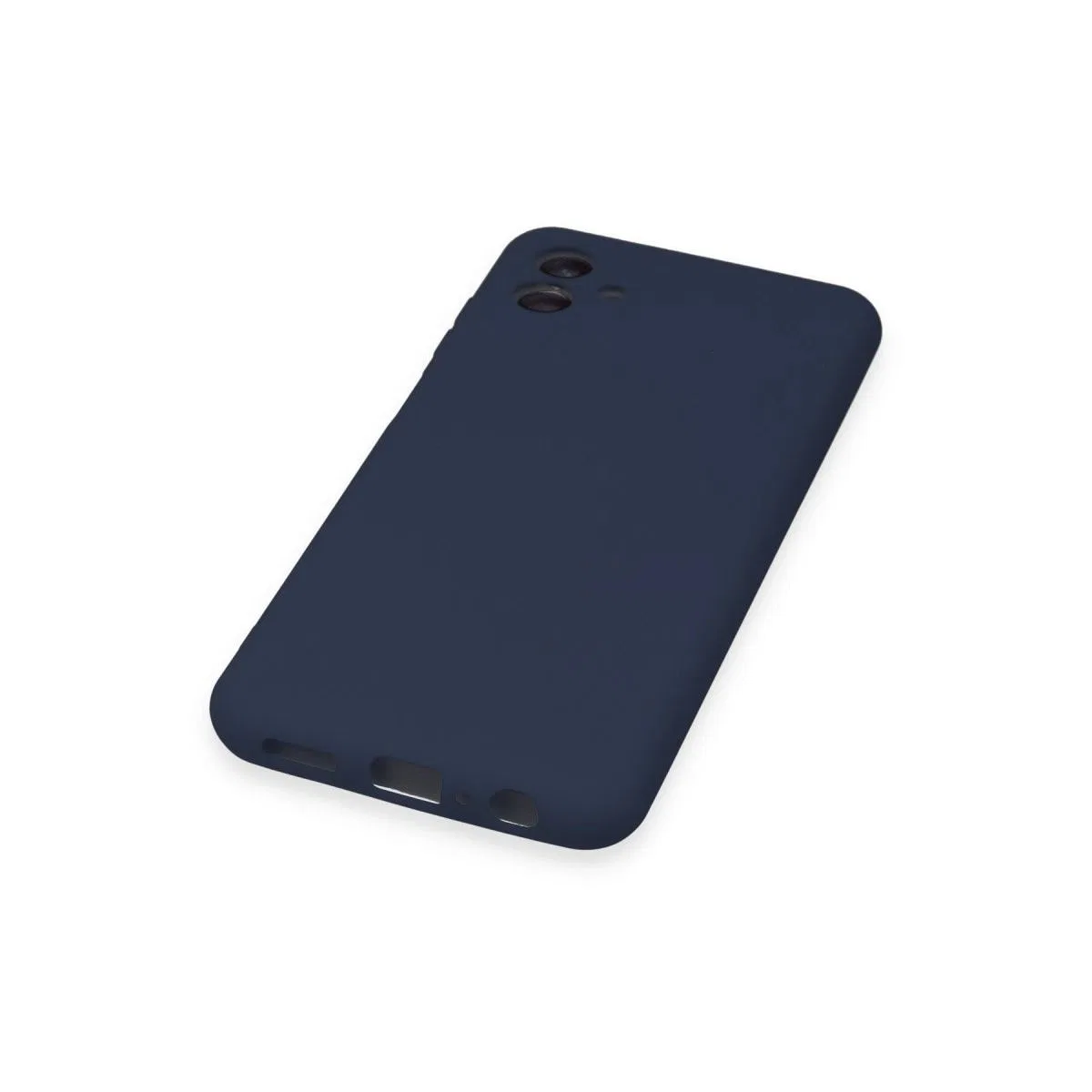 Samsung Galaxy A04 Kılıf Nano İçi Kadife Silikon - Lacivert görsel 5