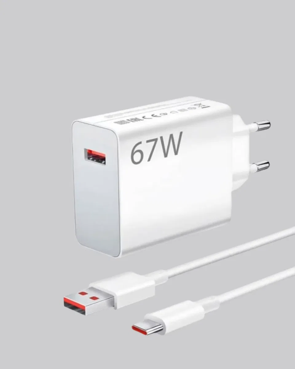 67 Watt Type C Şarj Adaptörü Poco X3 X4 X5 Pro Uyumlu görsel 5